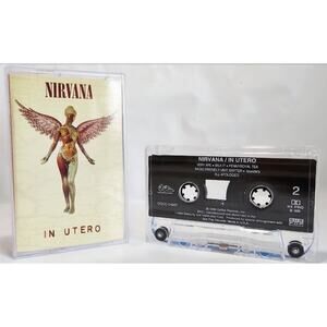 Nirvana In Utero Cassette Tape 1993 EUC